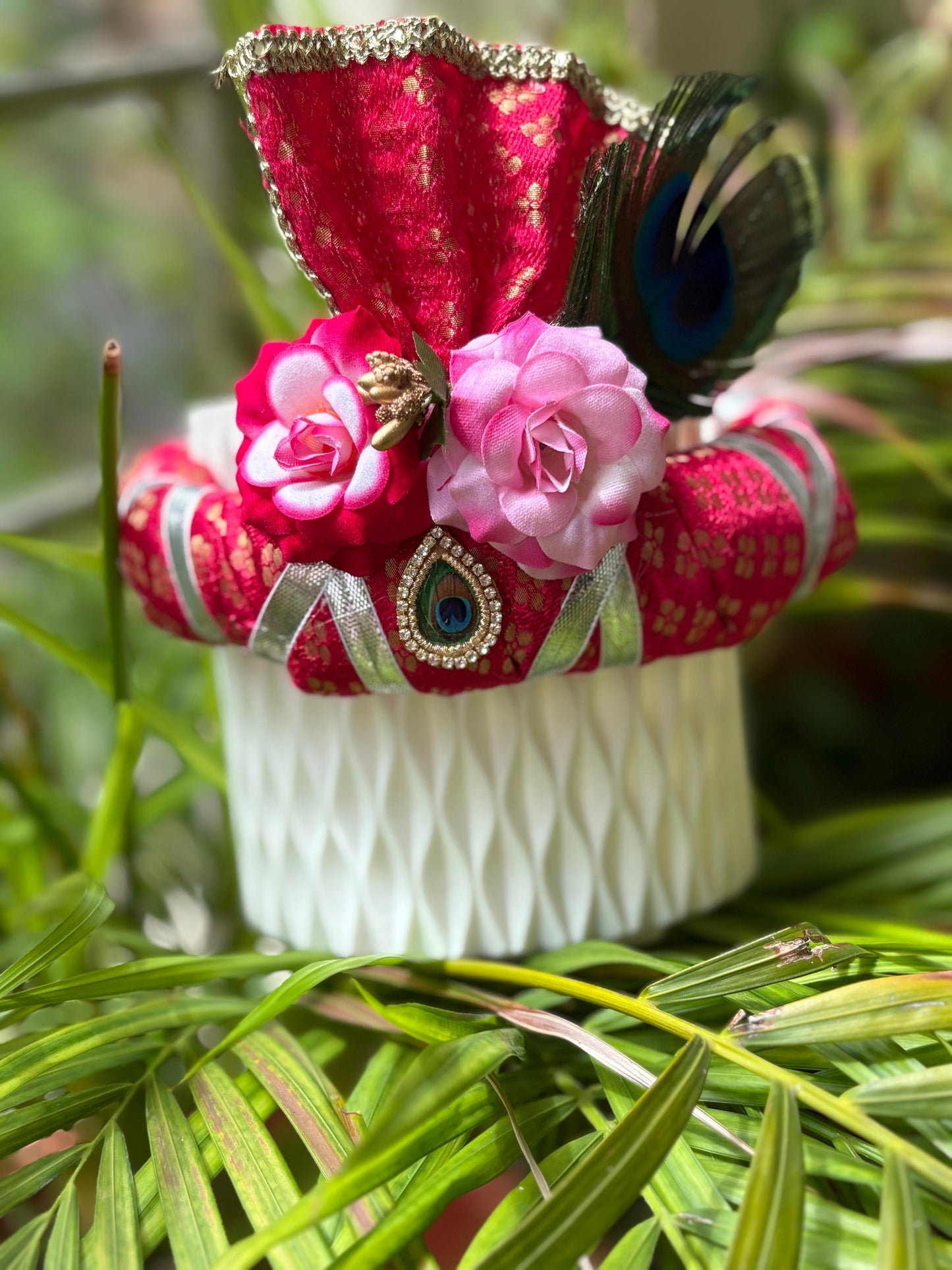 Pink pagdi for kids