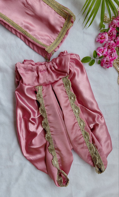 Krishna Dhoti and dupatta with Jwellery