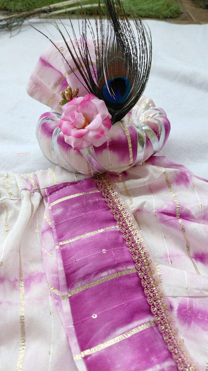 Krishna Dhoti, dupatta and Pagdi Set
