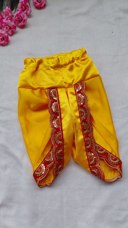 Krishna Costume For Kids Red and yellow