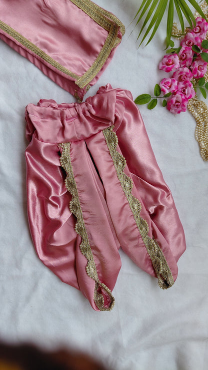 Krishna Dhoti and dupatta with Jwellery